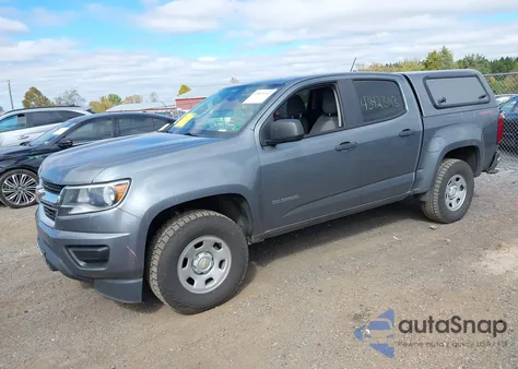 2019 Chevrolet Colorado Wt из США, поврежденный, VIN 1GCGTBEN9K1172935